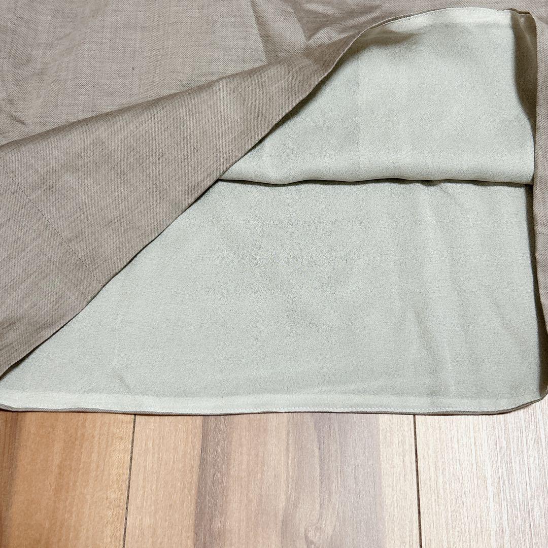タグ付き　yangany ヤンガニー 異素材ニット切替 コットンワンピース