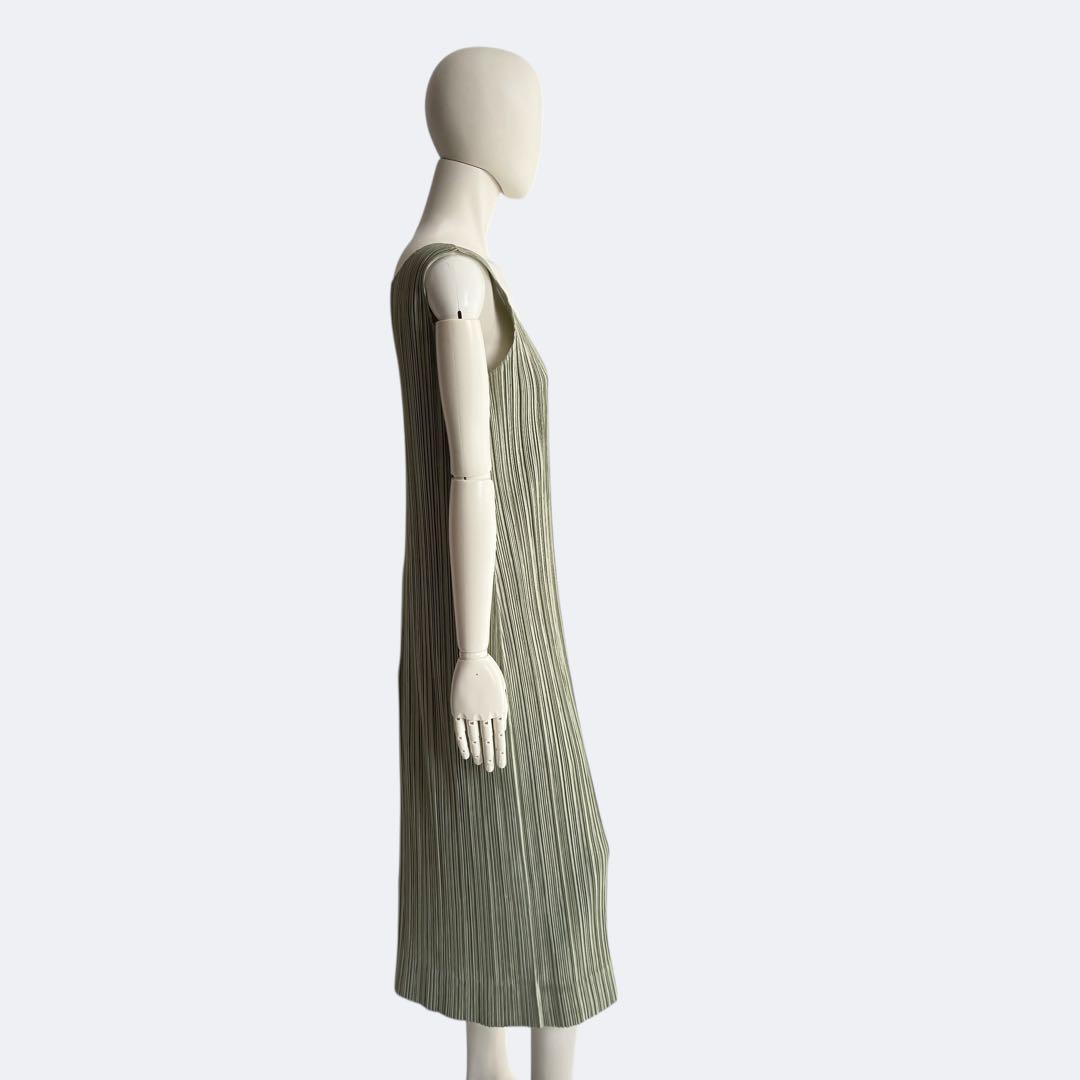 PLEATS PLEASE プリーツプリーズ プリーツワンピース グリーン