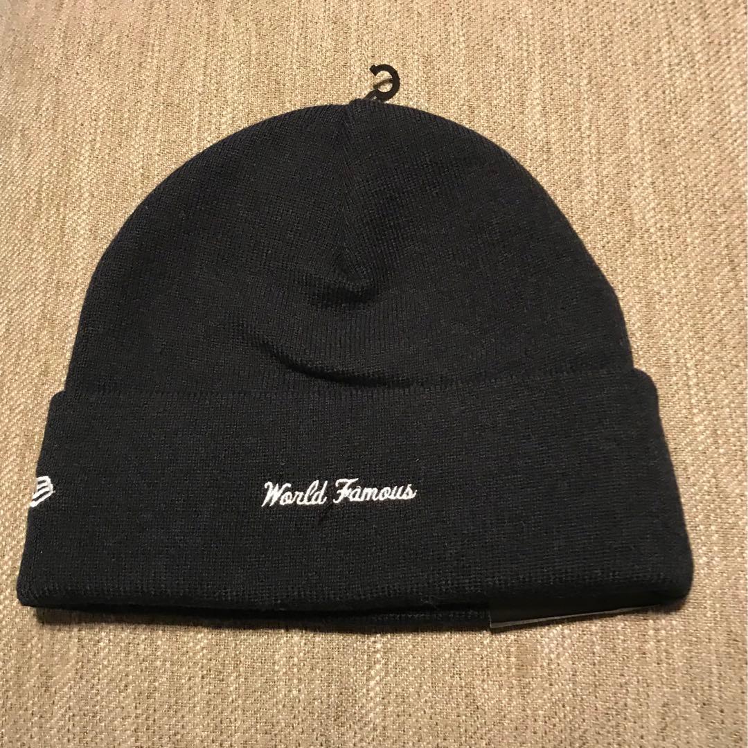 Supreme ネイビー ボックスロゴ　25AW ビーニー