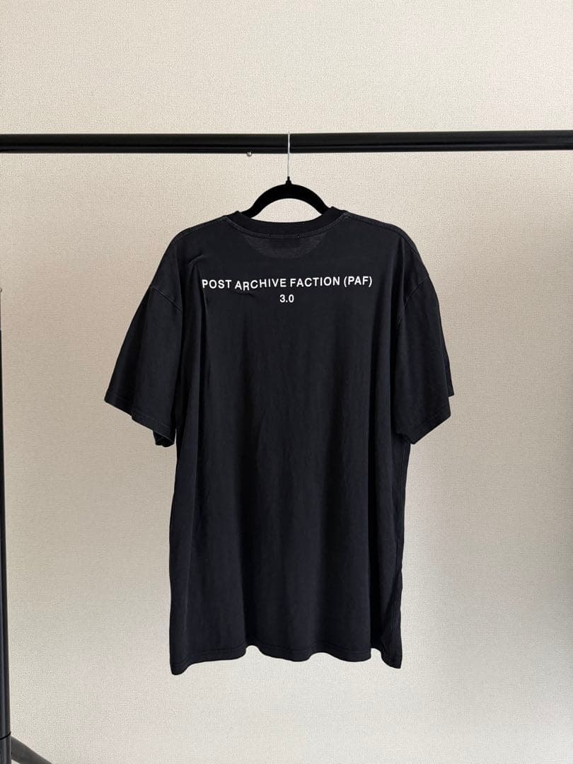 POST ARCHIVE FACTION (PAF) Tシャツ 3.0 ブラック