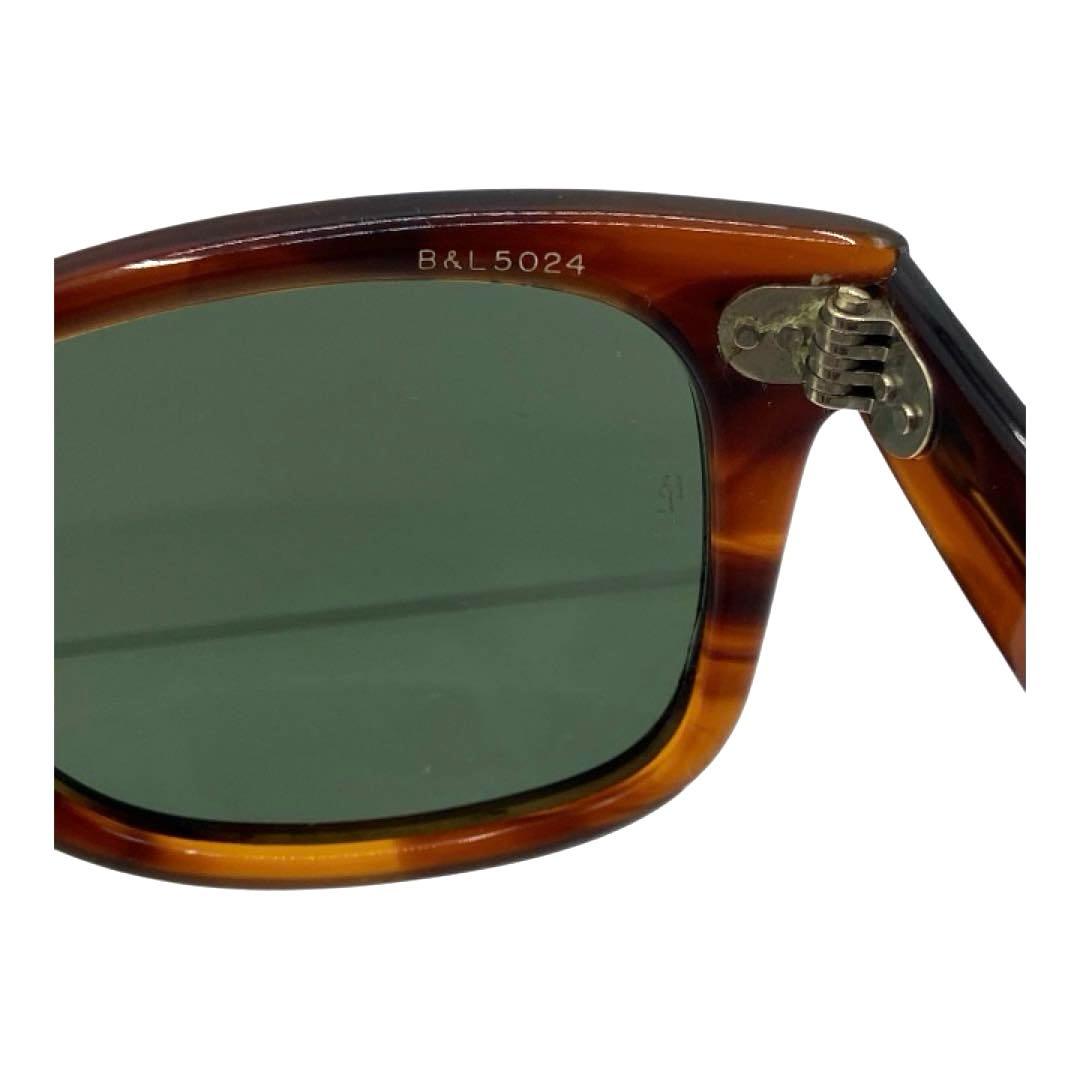 希少B&L RAYBAN USA 5024ウェイファーラーサングラス ブラウン