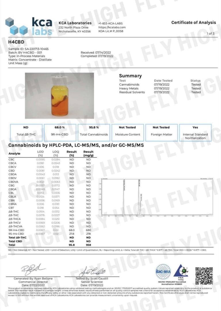 Δ9-CRDH 原料 5ml 79.8% 新基準対応品