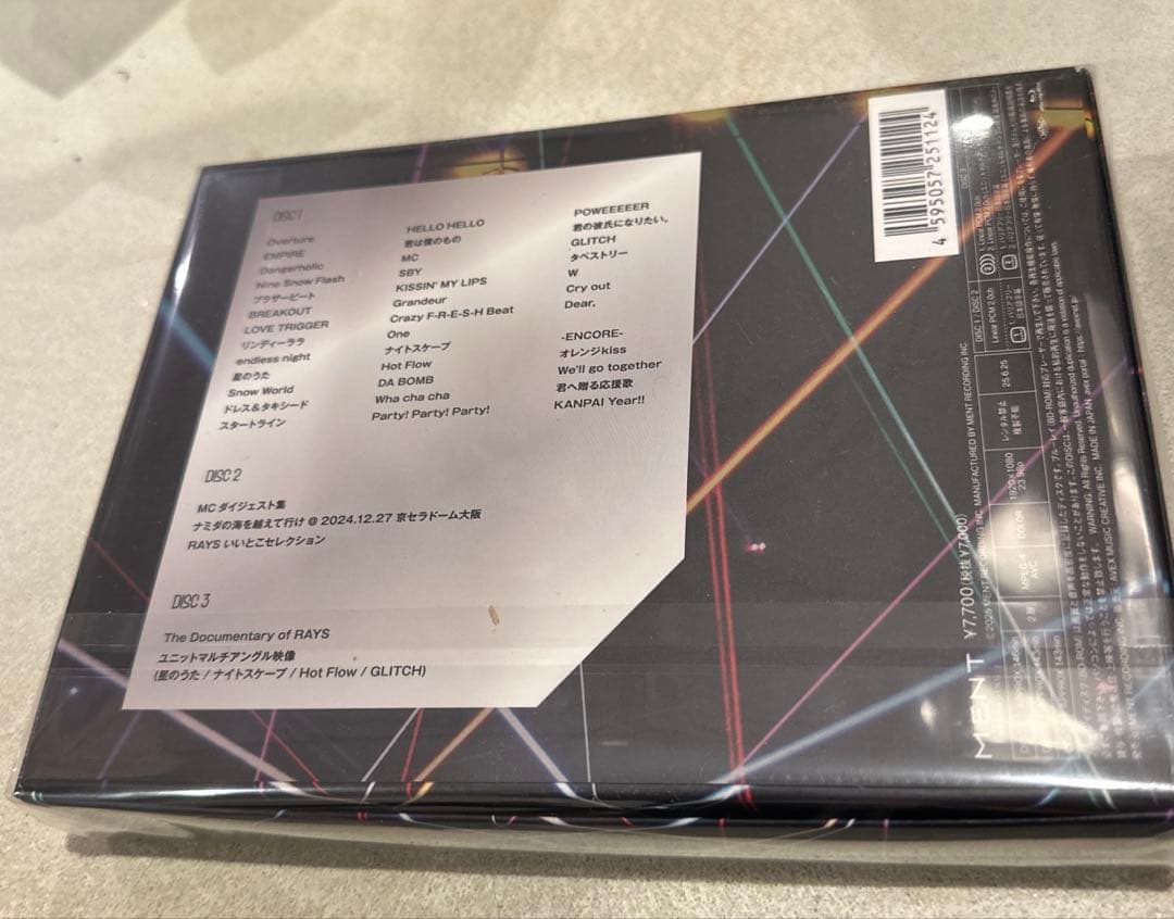  Man Dome Tour 2024 RAYS〈初回盤〉Blu-ray