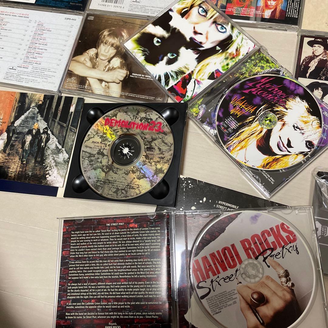 Hanoi Rocks CDコレクション‼️マイケルモンロー‼️アンディマッコイ‼️