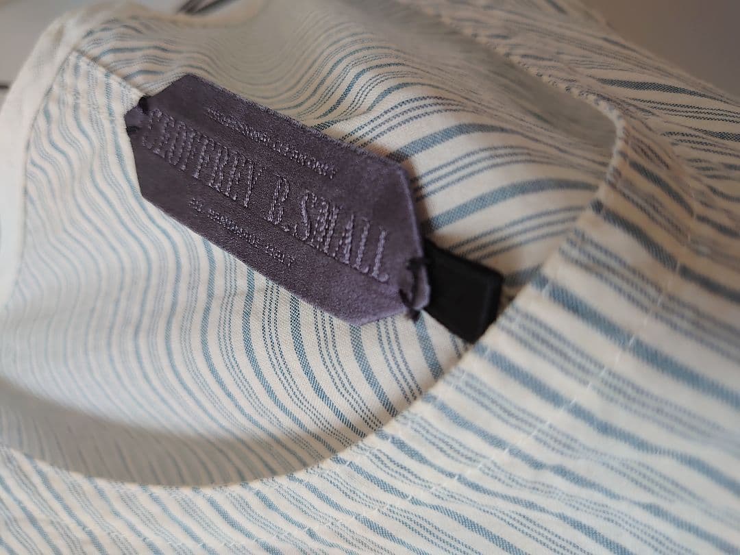 GEOFFREY B.SMALL／sleeveless shirt(stripe