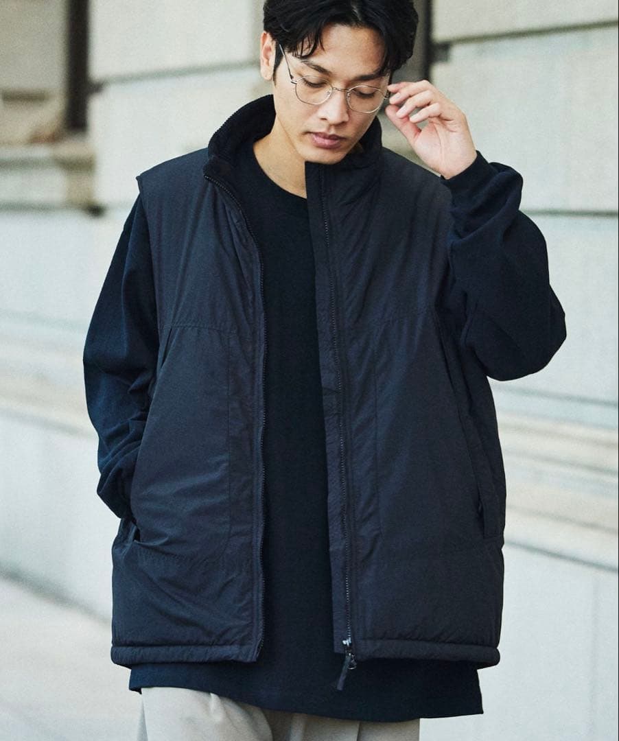 トップス FREAK'S STORE HIGH LOFT VEST PRIMALOFT