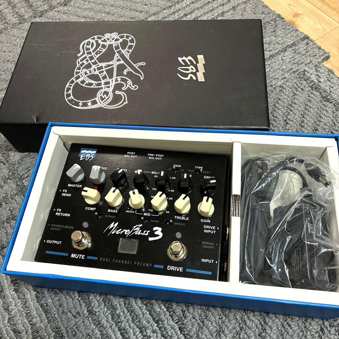 EBS MicroBass3 ベース用プリアンプ
