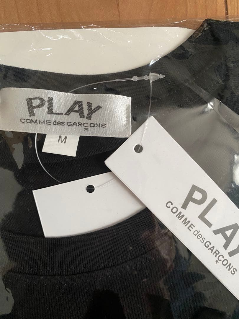 コムデギャルソン　Play Tシャツ黒　新品