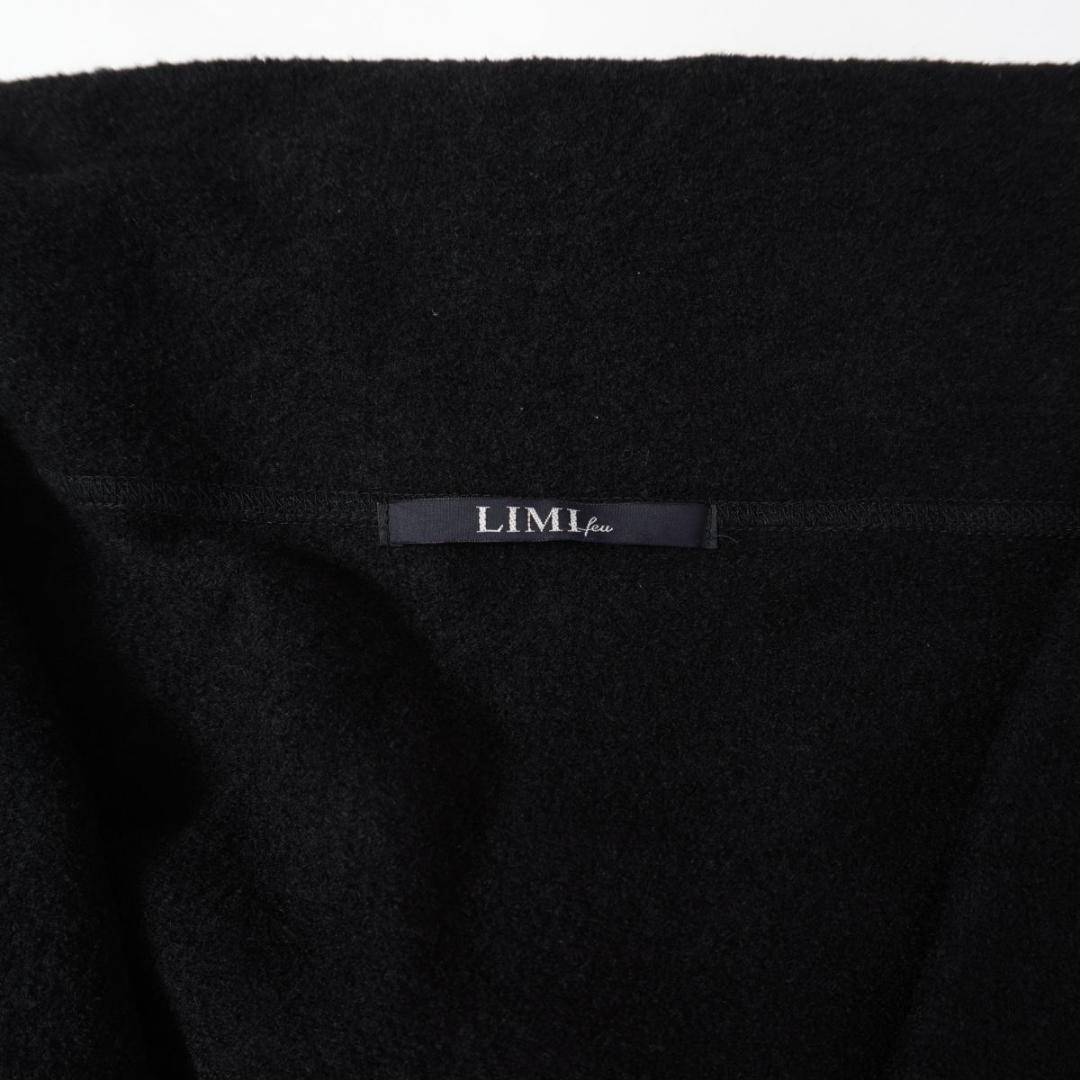 美品 LIMI feu ドルマンスリーブカーディガン 黒 サイズS*MD592