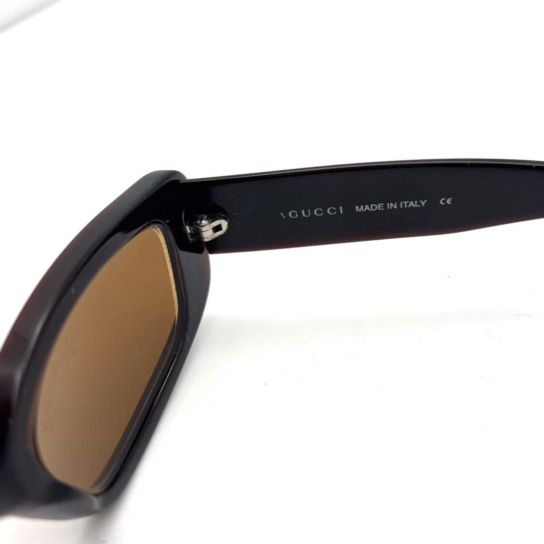 美品　度付き　GUCCI サングラス ブラック/ボルドー