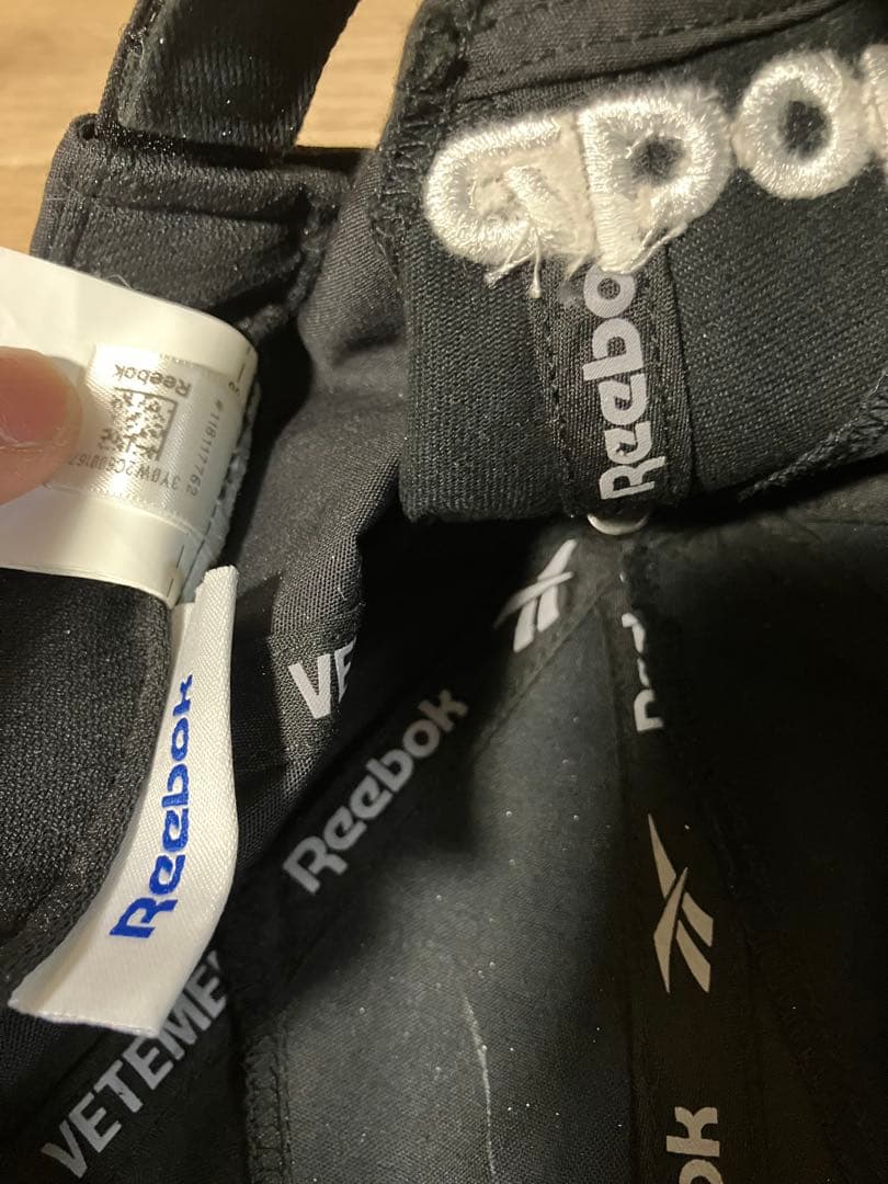 Vetements ヴェトモン　Reebok リーボック　キャップ　cap