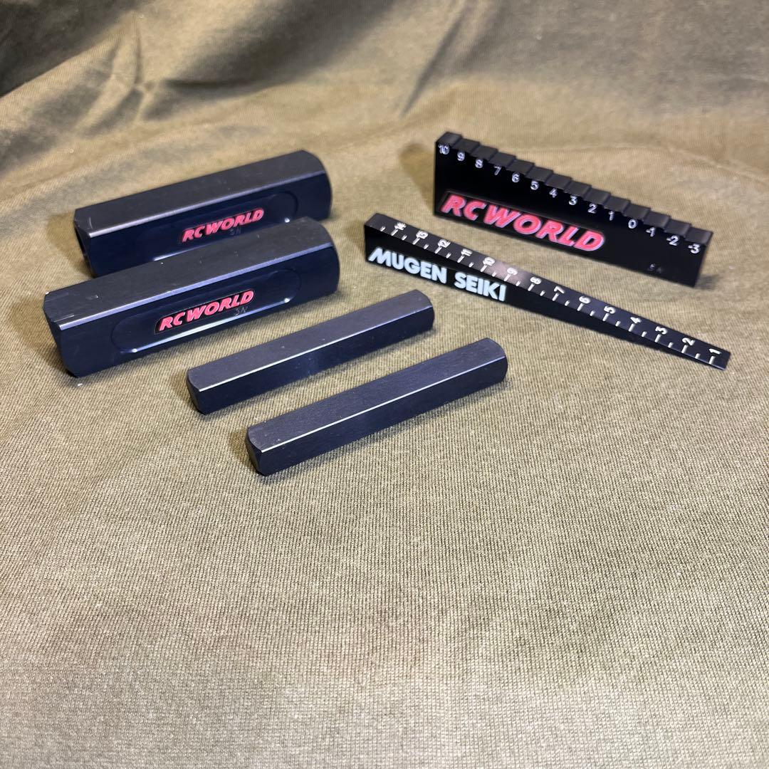 HUDY セットアップブロック、ダウンストップゲージ、シャシーハイトゲージ