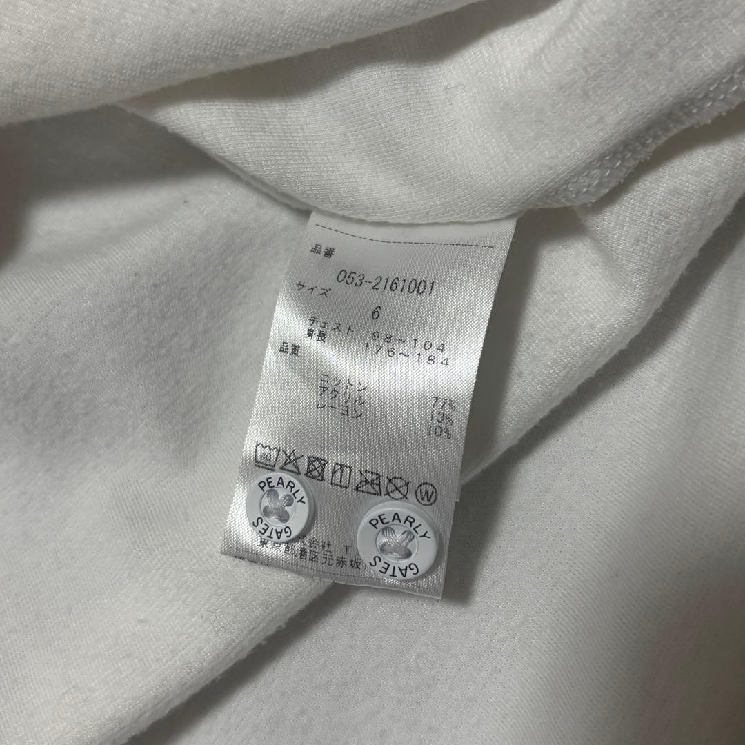 パーリーゲイツPEARLY GATES ロゴプリント長袖ポロシャツ 6