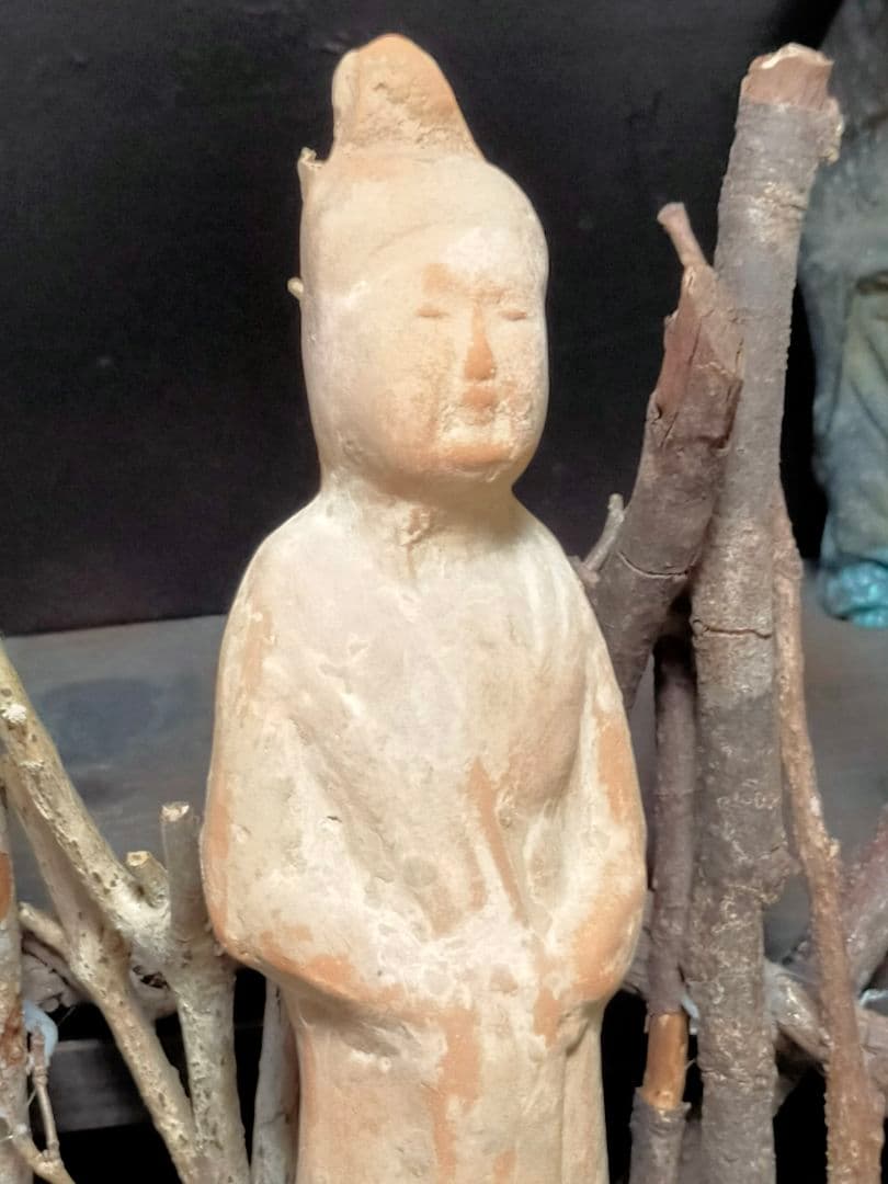 ♥時代♥　中国　婦人俑　発掘品　②　出土品　骨董　古玩