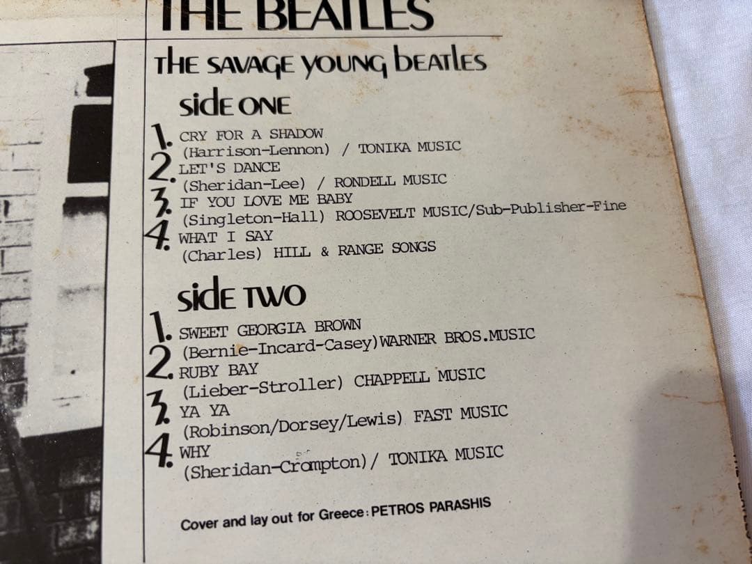 BEATLES 激レアプライベート盤LP Beatles uk rock
