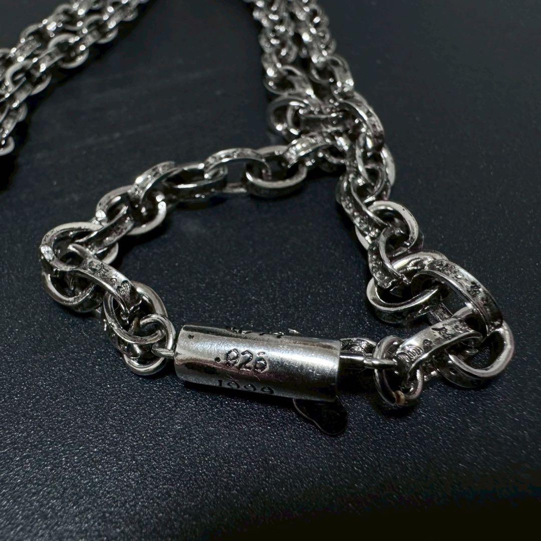 ネックレスダガーブレスレットリングシルバークロムクロス925刻印アンティーク