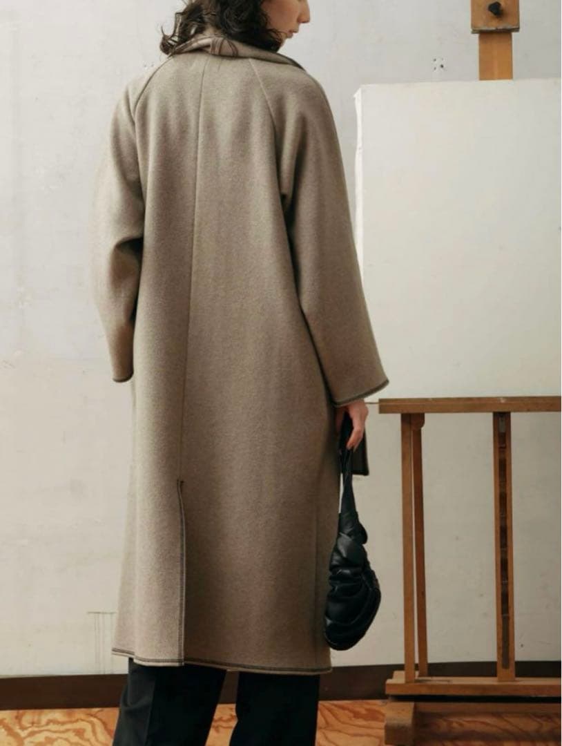 美品　GALLARDA GALANTE ストール付きステッチコート　35200円