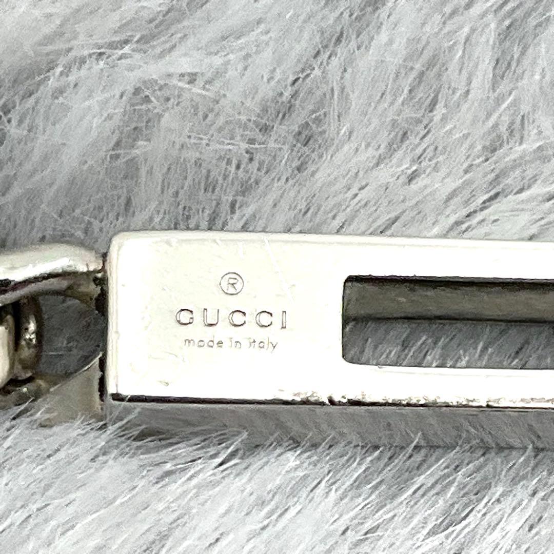 グッチ GUCCI ネックレス シルバー カットアウトGバー 喜平チェーン