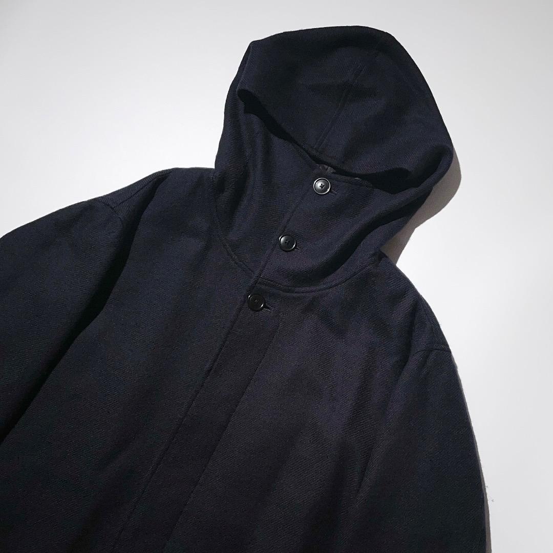 15aw Yohji Yamamoto POUR HOMME フードロングコート