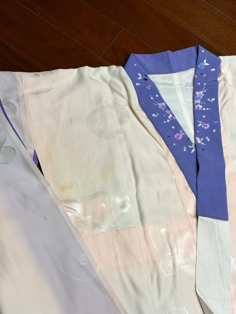 桜柄振袖 紫色