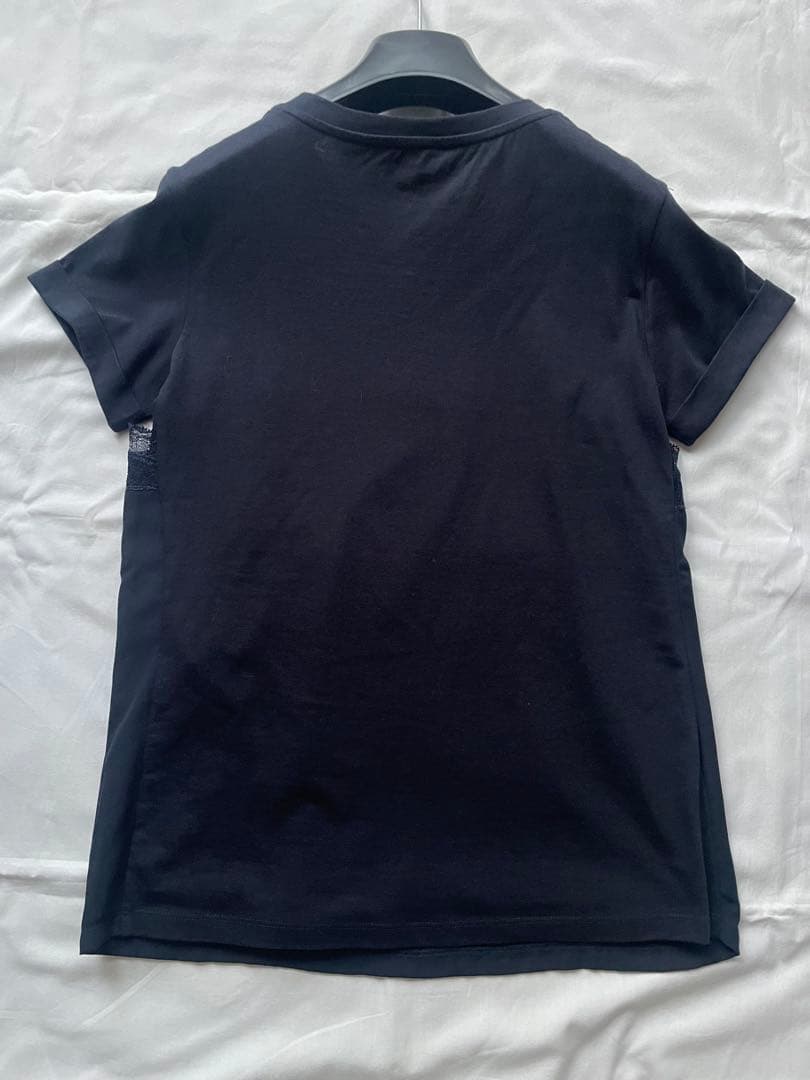 MaxMara MARELLA マレーラ ☆[新品]半袖Tシャツネイビー レース