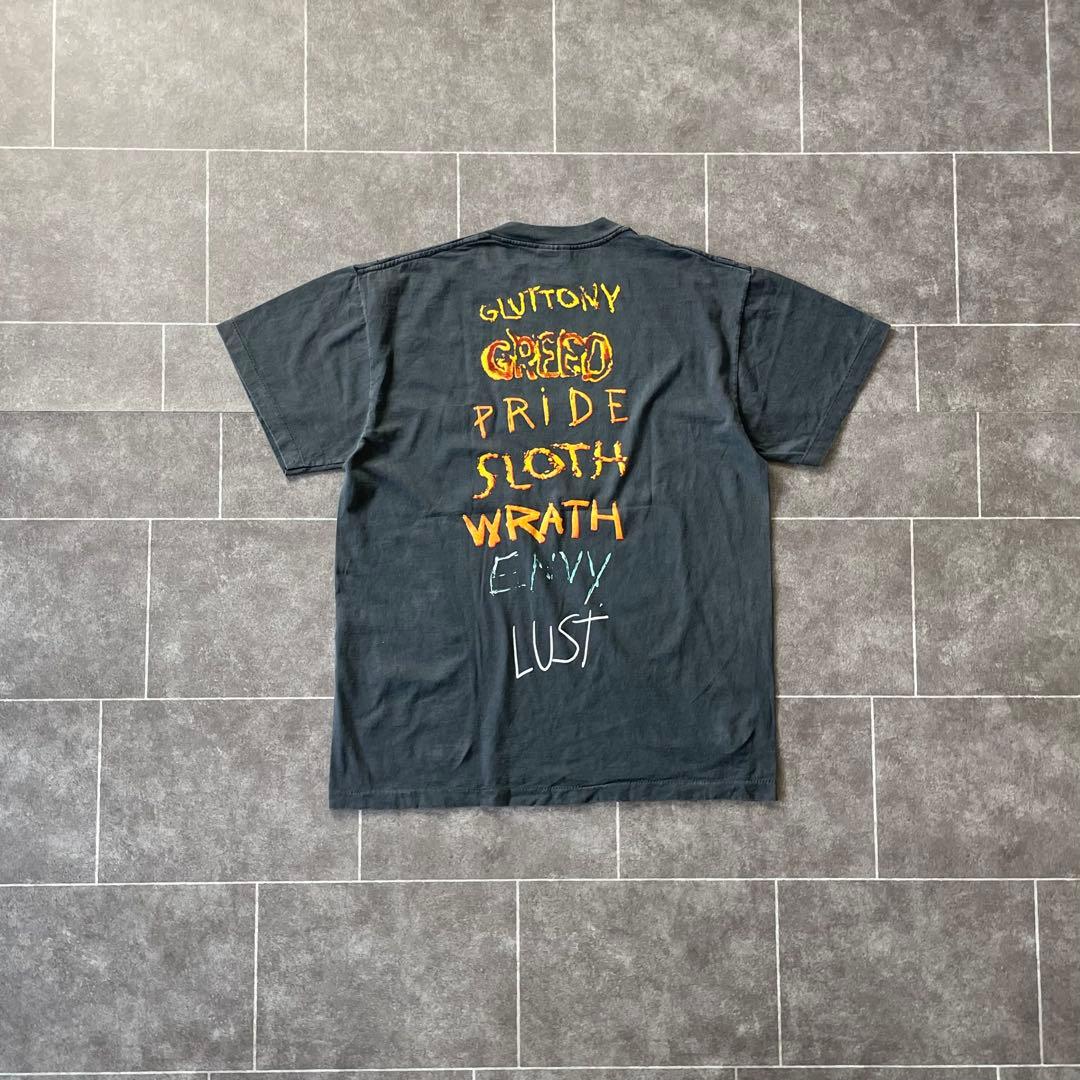 Seven セブン 映画 ブラッドピット S/S フェードTシャツ L
