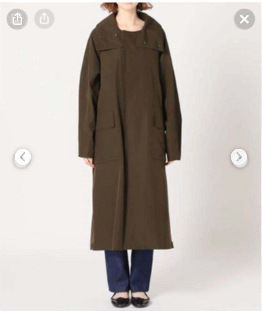 IENA VACHEMENT LONG COAT カーキ　新品　付属品あり
