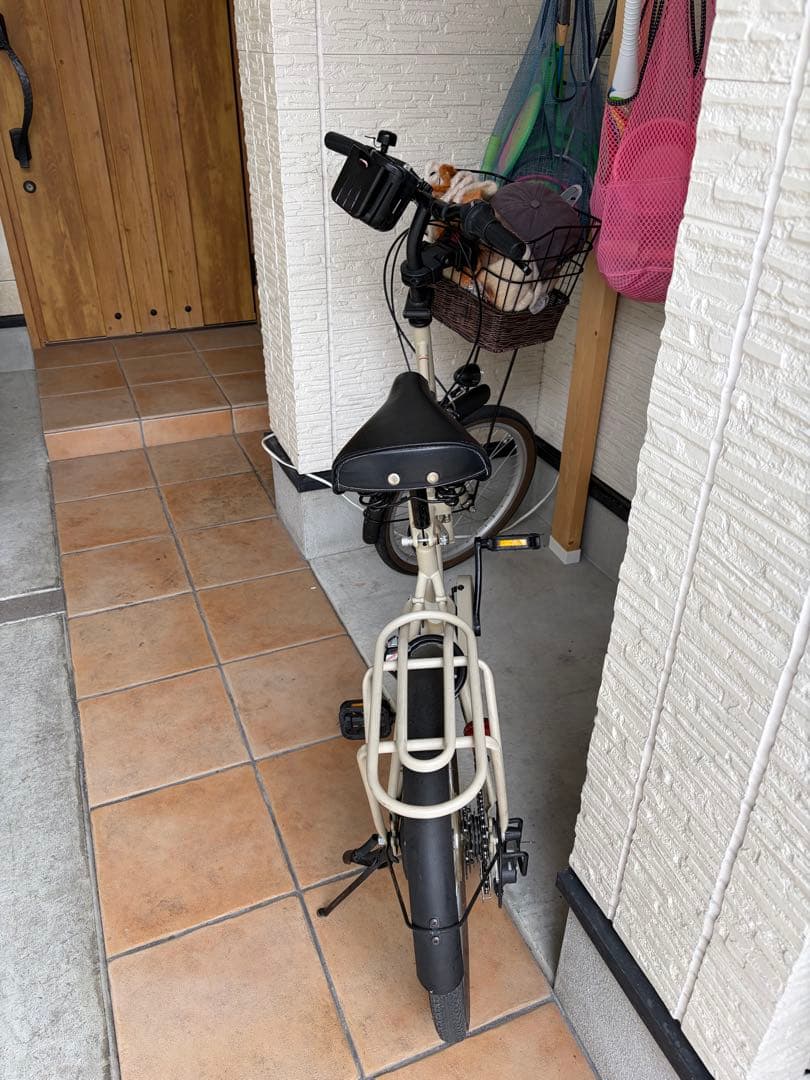 マイパラス 折りたたみ自転車 MF204KURVE 20インチ マットベージュ