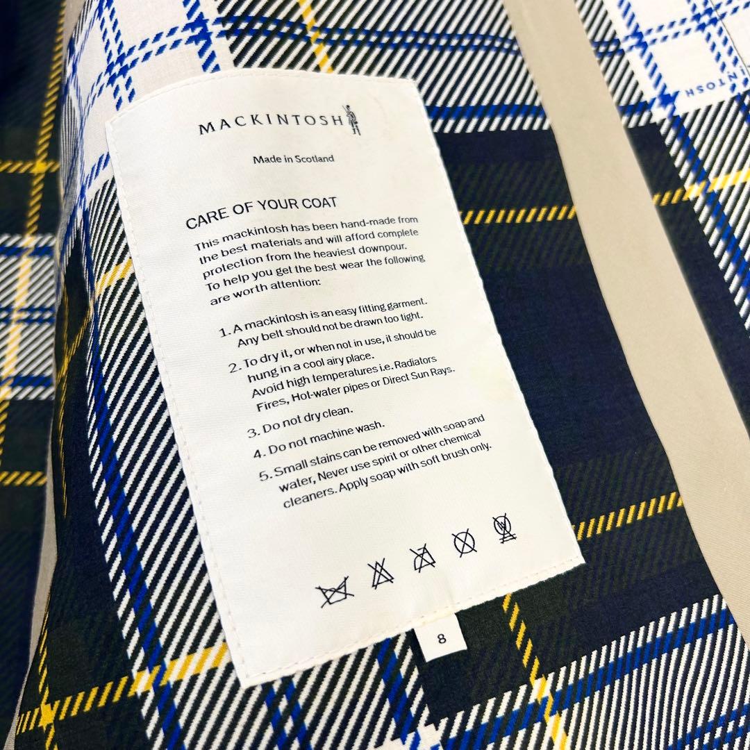 極美品 20AW マッキントッシュ HUMBIE ゴム引き ポンチョ コート