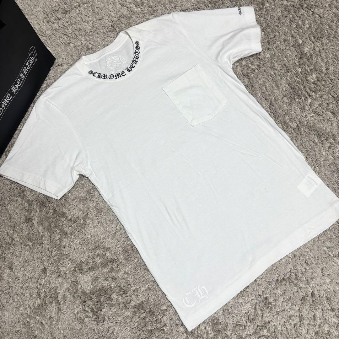 CHROME HEARTS クロムハーツ ネックプリント Tシャツ