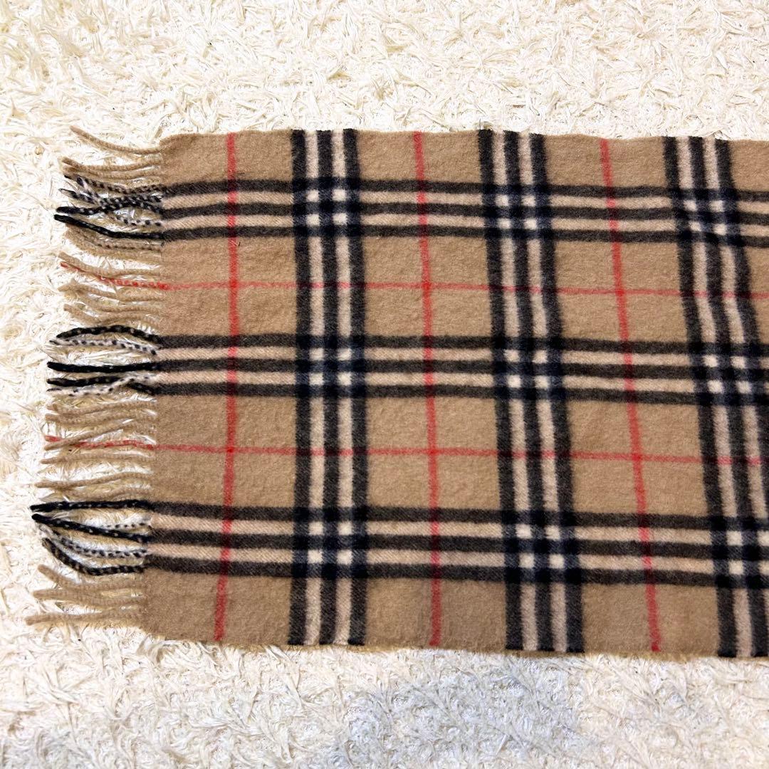 極美品✨️カシミヤ 100% BURBERRY ノバチェック マフラー ストール