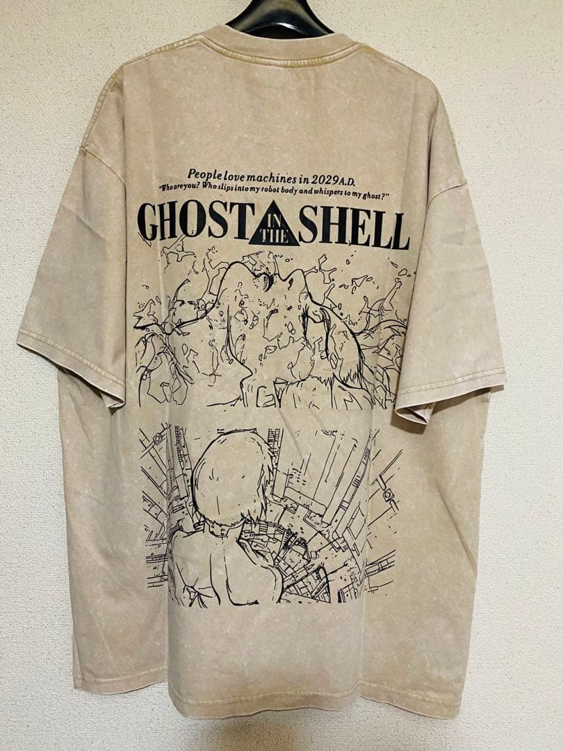 ゴーストインザシェル　攻殻機動隊　Tシャツ XL 新品未使用　バックプリント有り