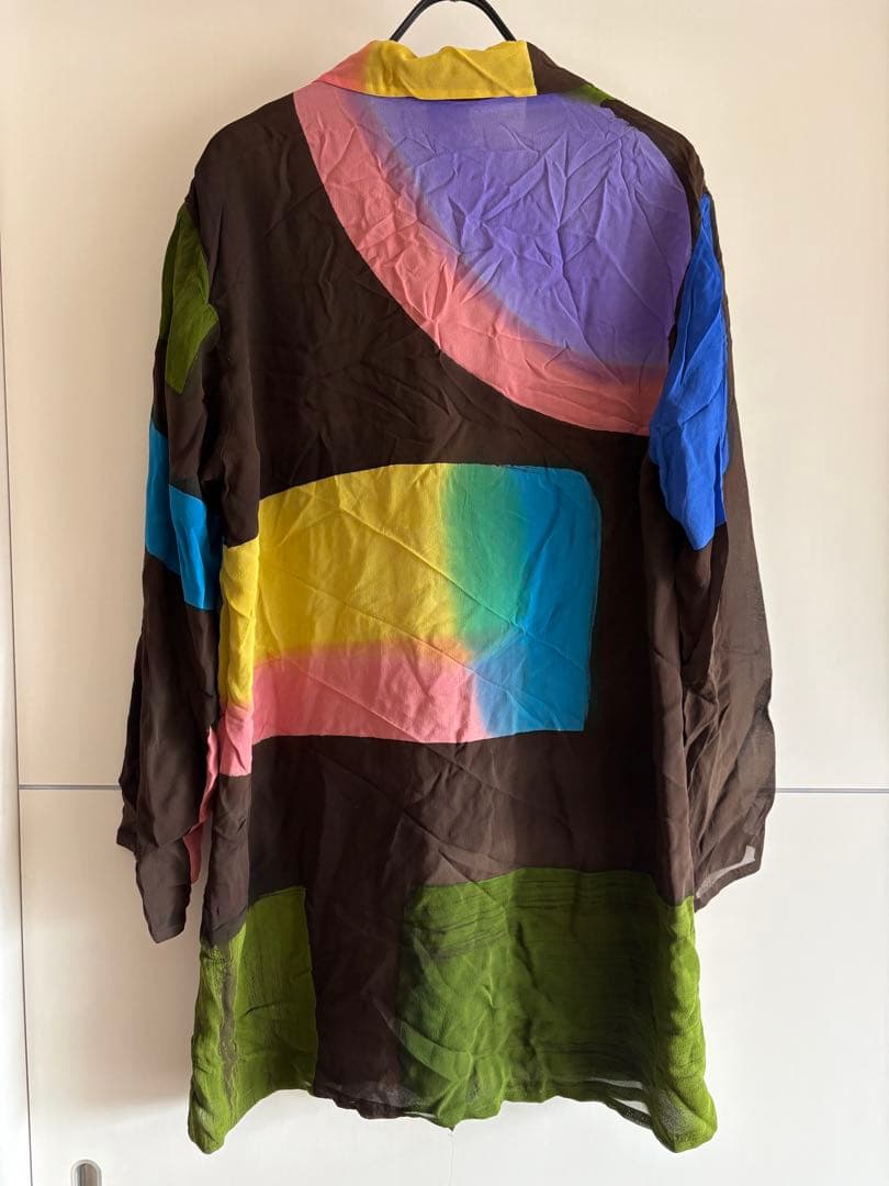 ISSEY MIYAKE カラフル シルク ジャケット