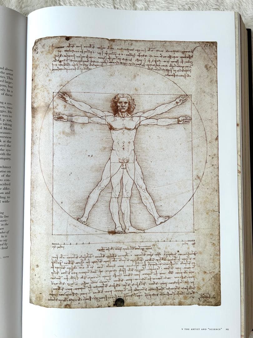 Leonardo da Vinciレオナルド・ダ・ヴィンチ430ページの詳細な本