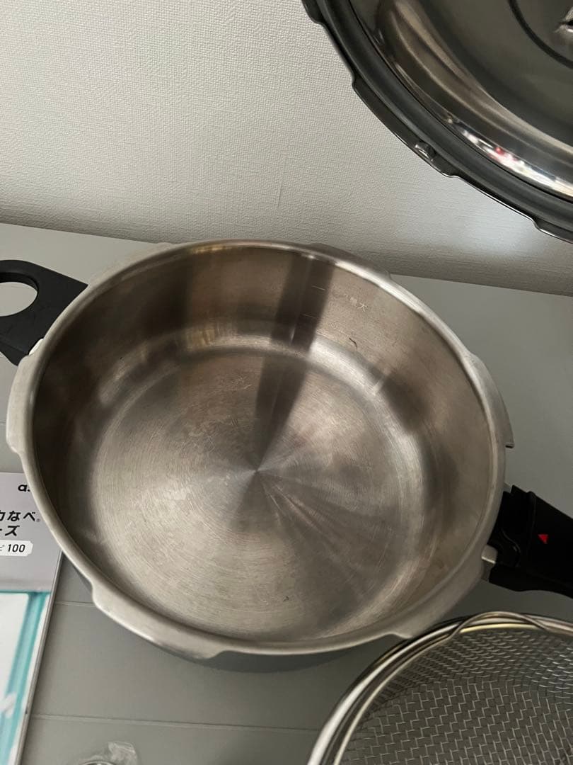 ゼロ活力鍋　圧力鍋　M 3.0L 5.5合炊き　バスケット付き
