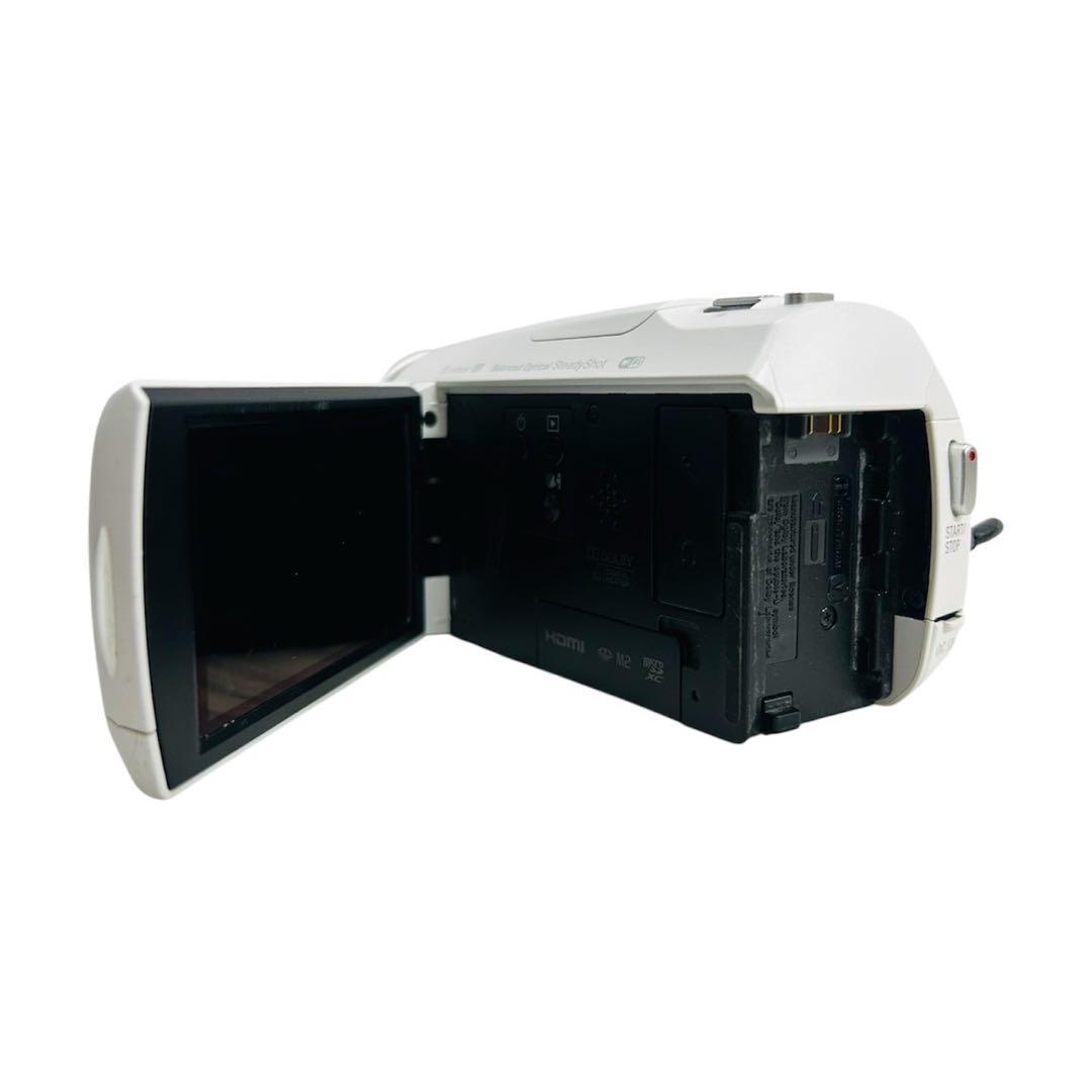 SONY HDR-CX680 ホワイト　動作します　台座割れあり　367
