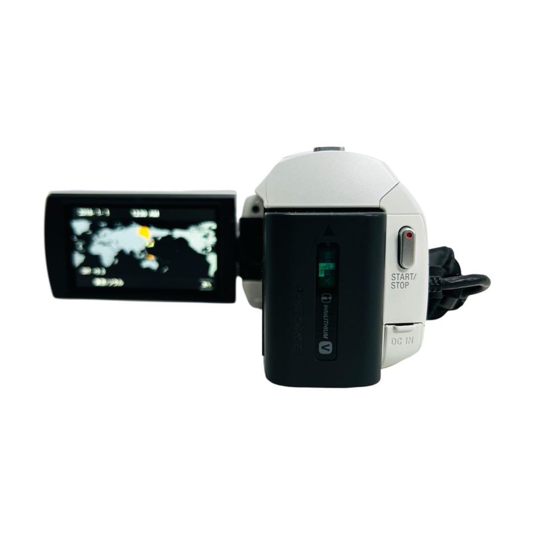 SONY HDR-CX680 ホワイト　動作します　台座割れあり　367