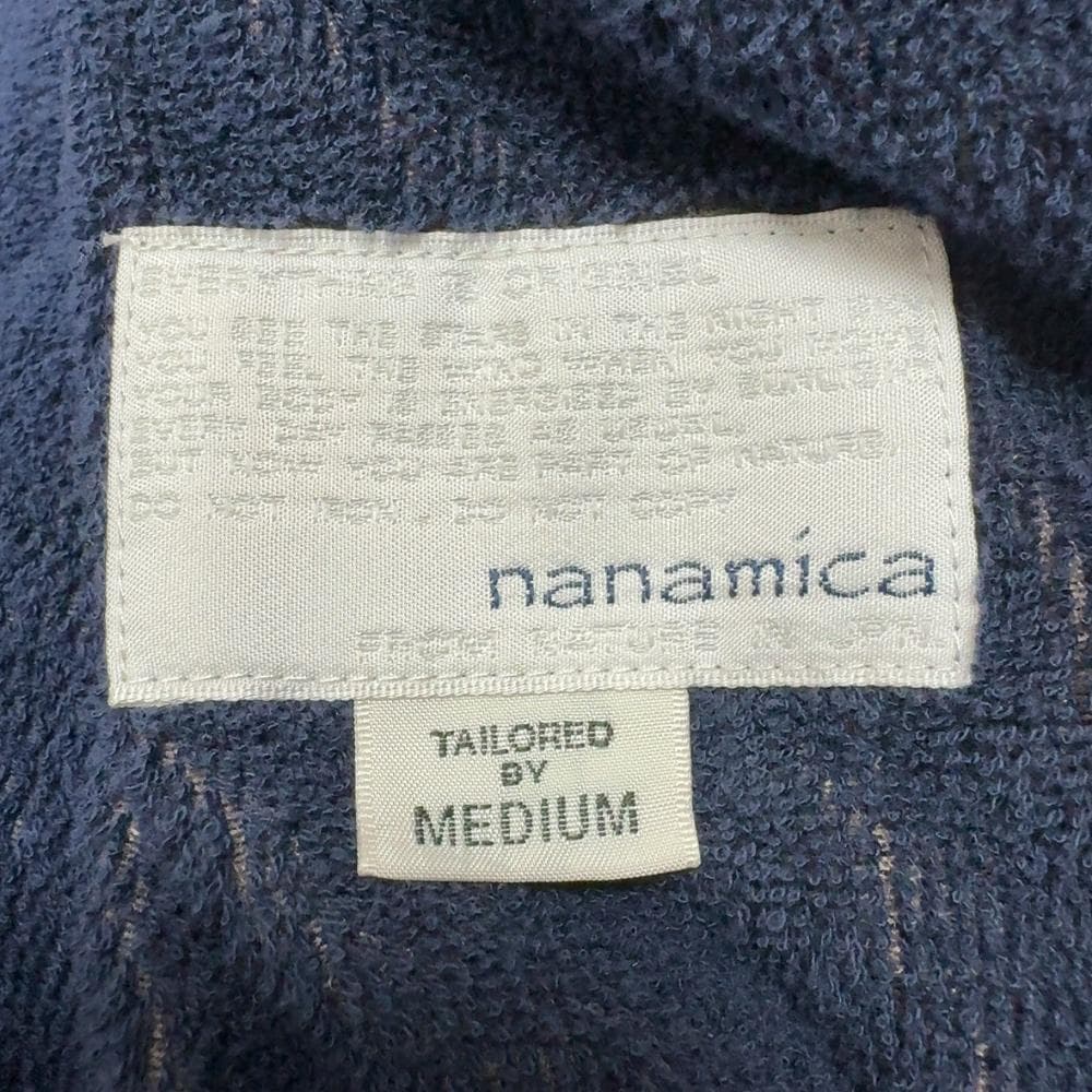 美品 nanamica パイル ジャケット M ネイビー ナナミカ カバーオール