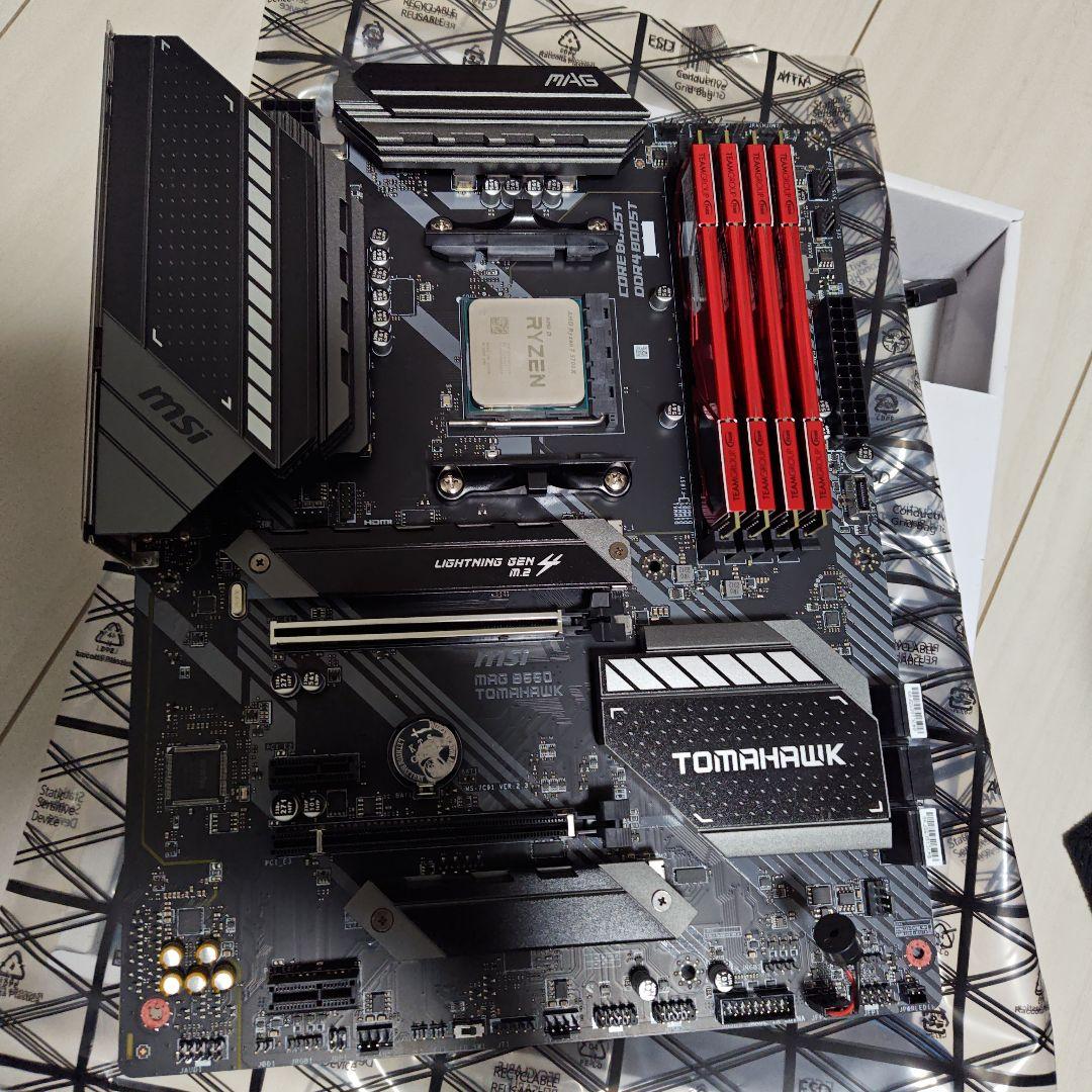 Ryzen 7 5700X CPU マザーボード メモリ16g×4枚 セット品