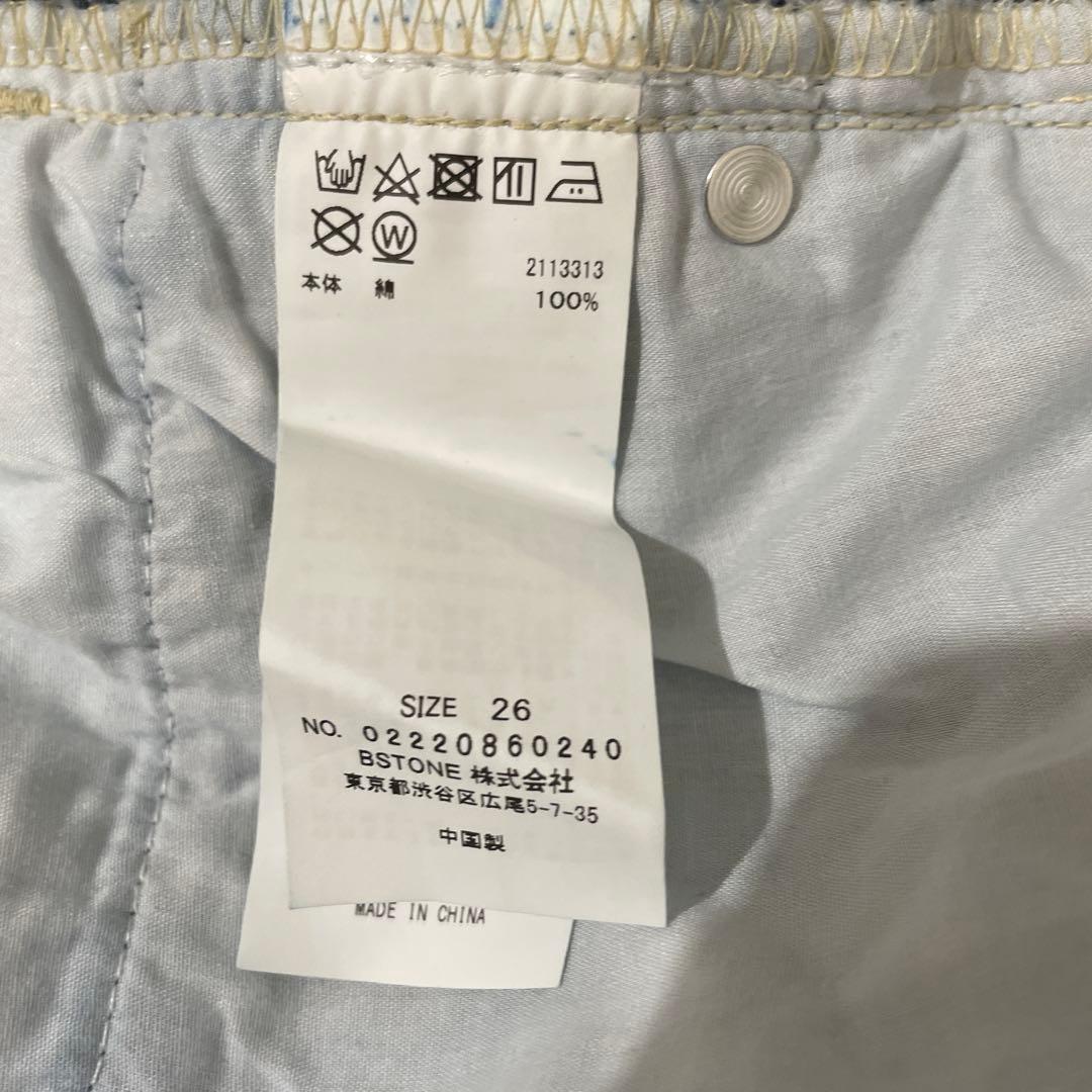 パンツ Ameri DAMASK JACQUARD STRAIGHT DENIM