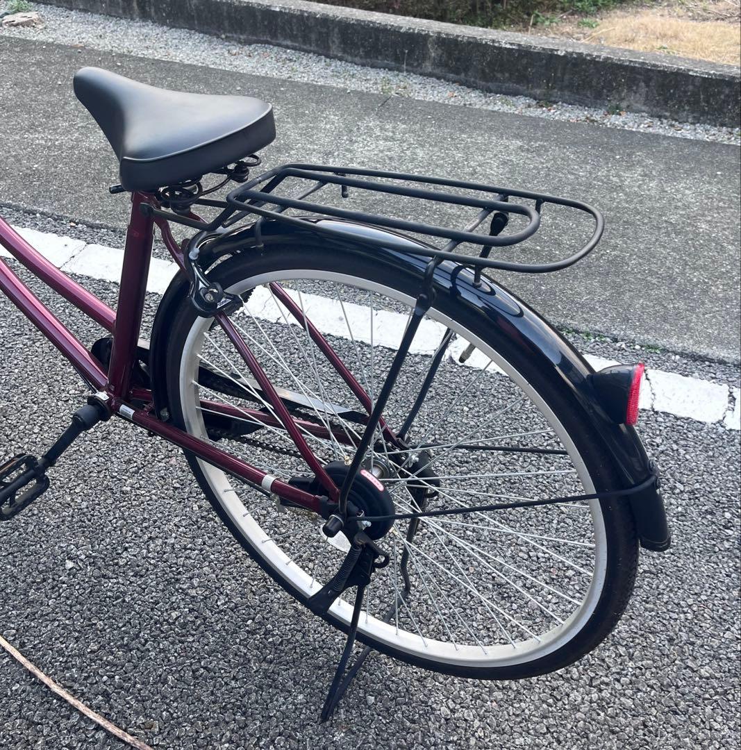 ［静岡県東部/引取］美品　自転車　ボルドー　直接引取