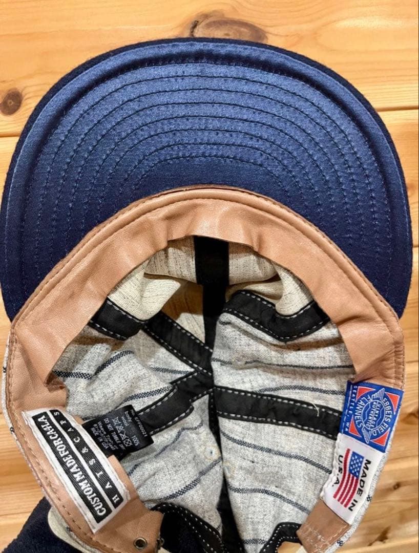ebbets field エベッツフィールド　カレッジ キャップ　USA製