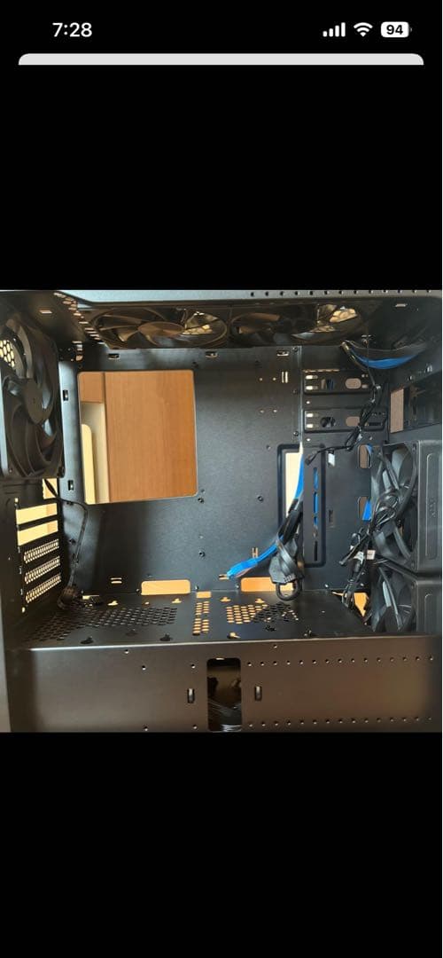 ガレリアPC ケース ケースファン・電源・CPUファン付き