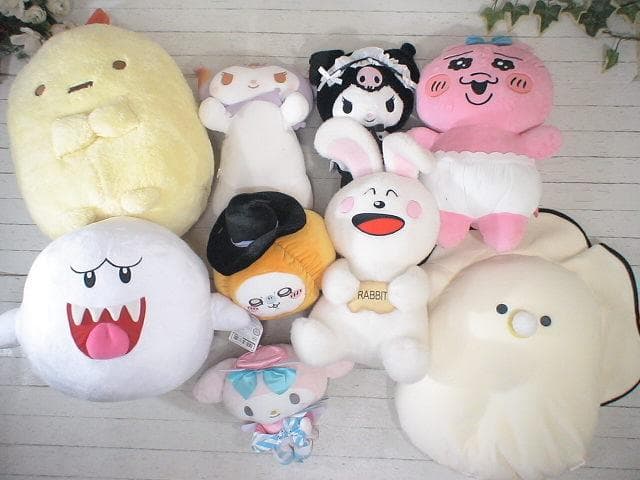 31-6501★ぬいぐるみ　まとめ売り！　18点　サンリオ・すみっこ他