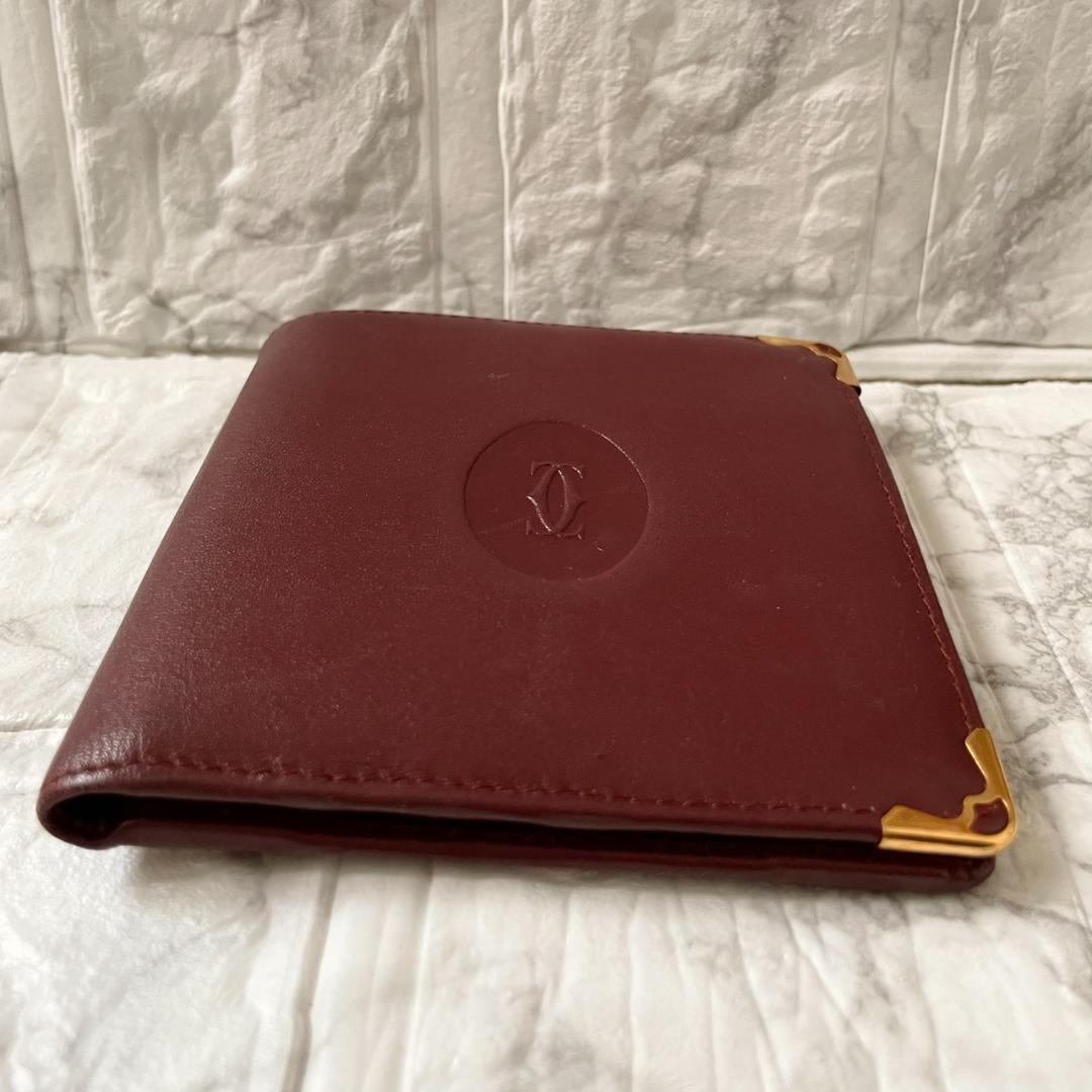 付属品完備✨Cartier カルティエ　折り財布　マストライン