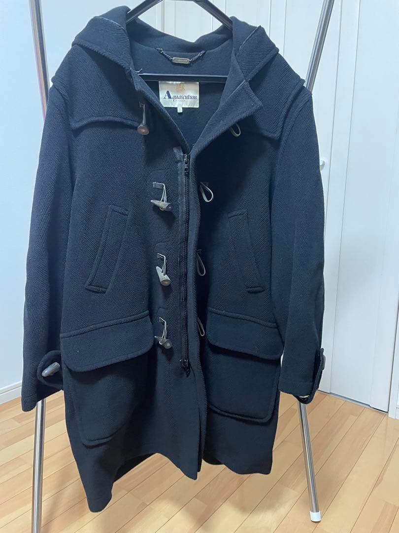 【最終値下】 Aquascutum ダッフルコート 38 黒