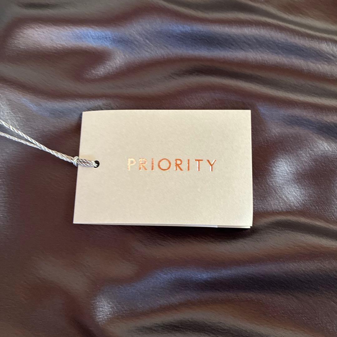 お値下げ　新品★プライオリティ　PRIORITY エコレザー　スカート★再販なし