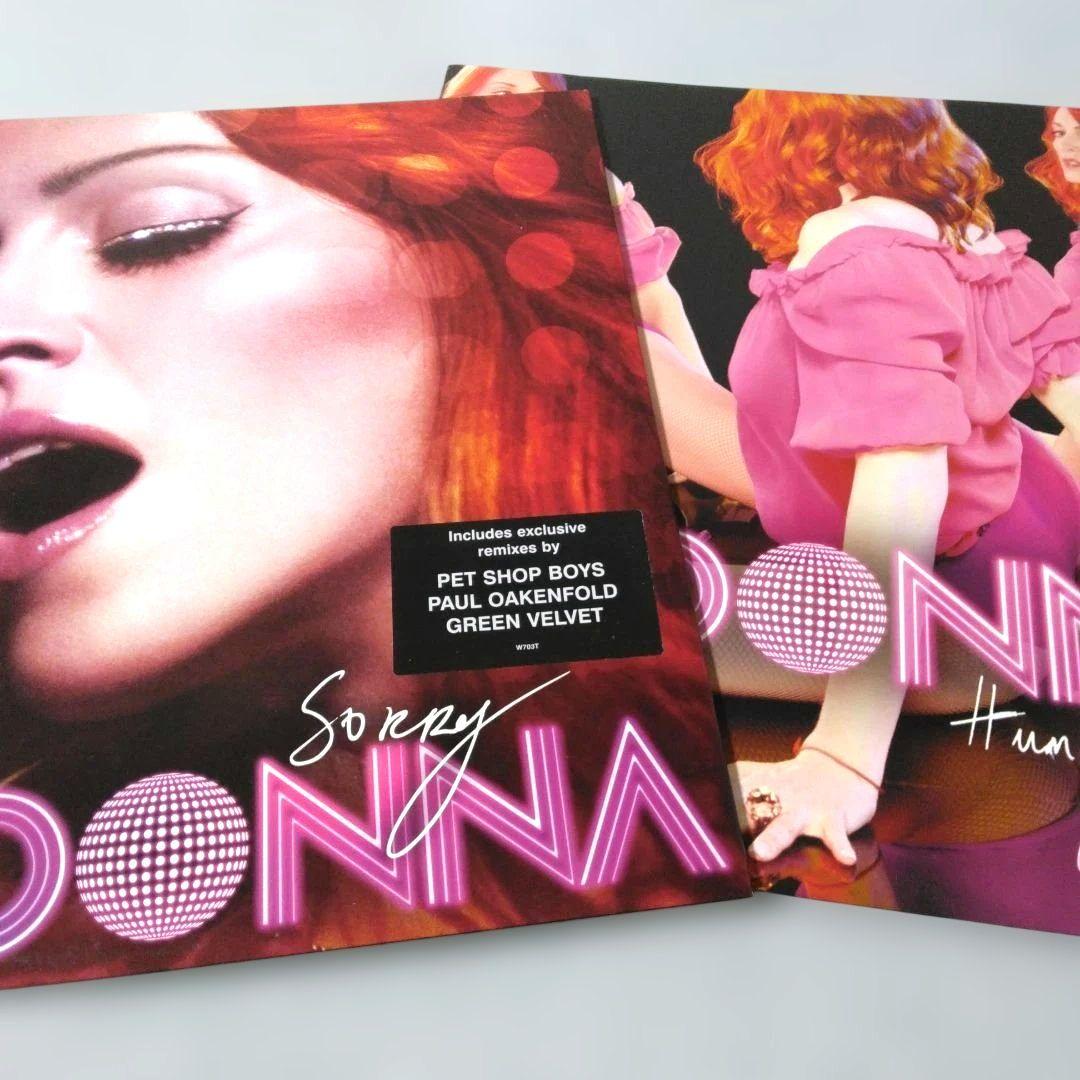 US盤 2LP Madonna hung up レコード おまけ付き Sorry