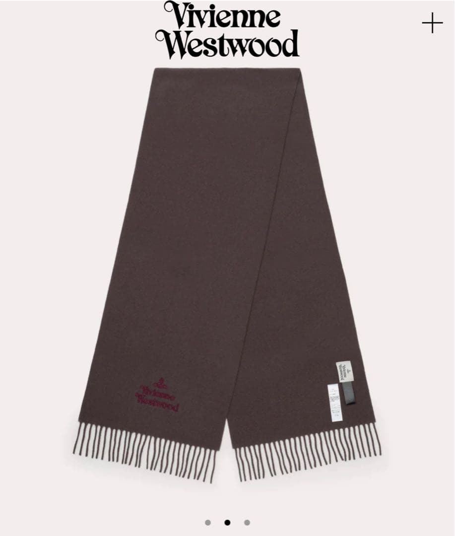Vivienne Westwood ロゴ付きマフラー