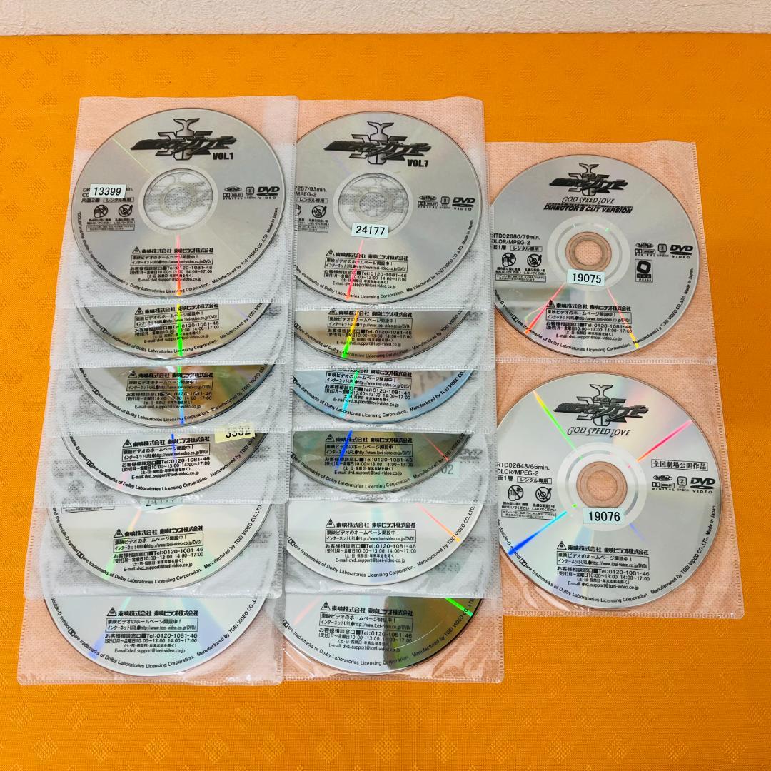 『仮面ライダー カブト』全12+2巻 計14巻セット レンタル使用済DVD